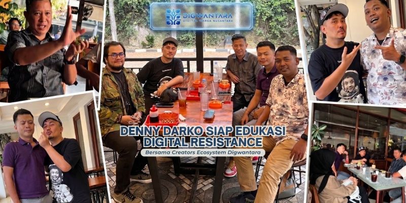 Denny Darko Siap edukasi Digital Resistance Bersama Creators Ecosystem Digwantara
