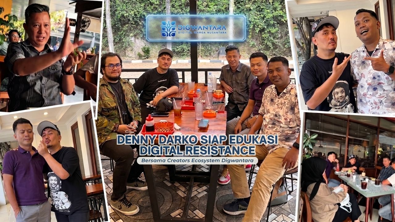 Denny Darko Siap edukasi Digital Resistance Bersama Creators Ecosystem Digwantara